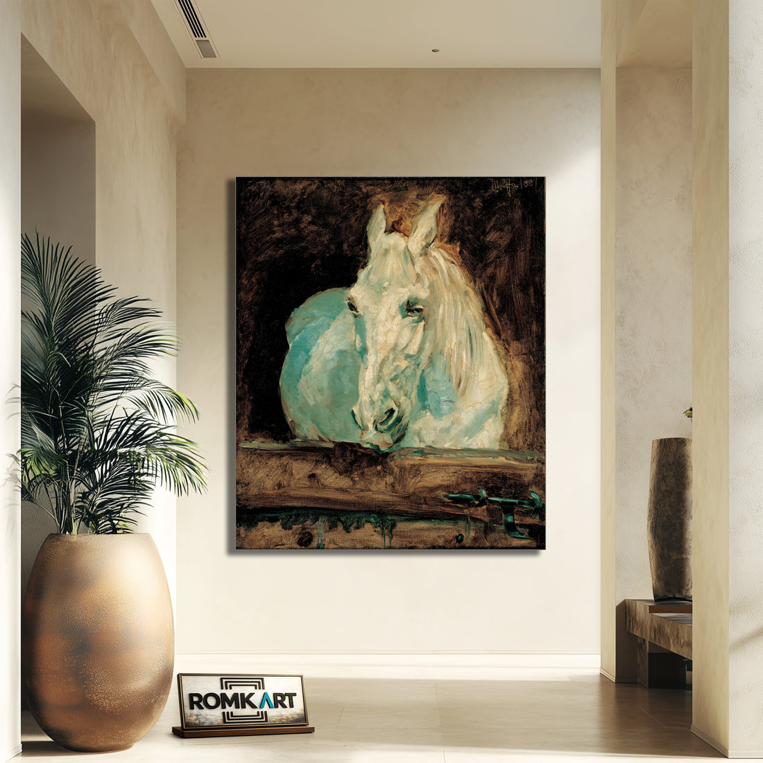 Henri De Toulouse-lautrec Lautrec - The White Horse Gazelle 1881 – Reproduction