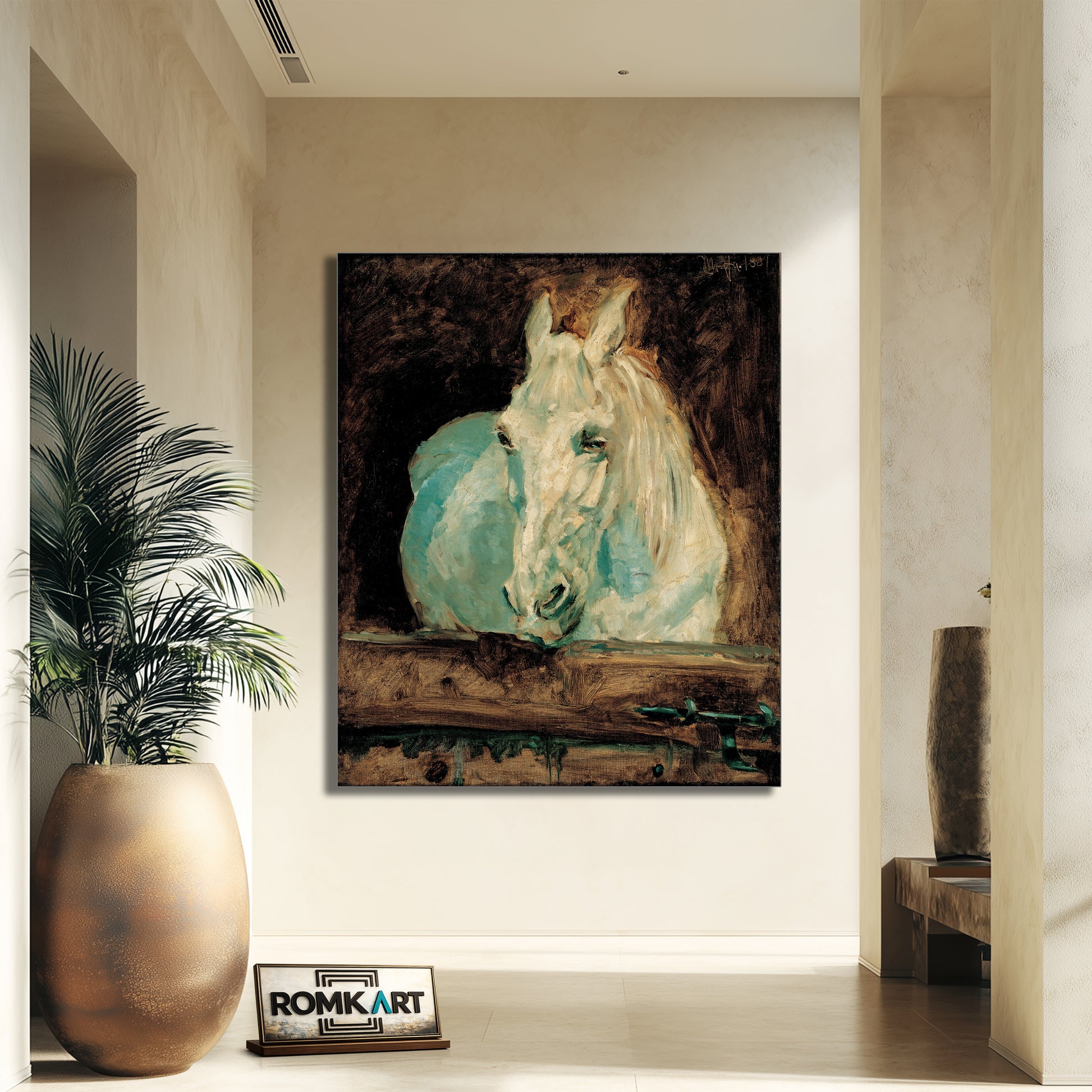 Henri De Toulouse-lautrec Lautrec - The White Horse Gazelle 1881 – Reproduction