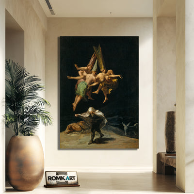 Francisco Goya Witches Flight 1797 – Reproduction