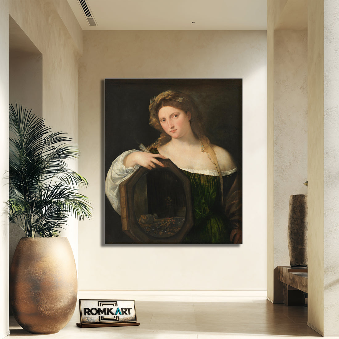 Titian Vanity 1515 Alte Pinakothek – Reproduction