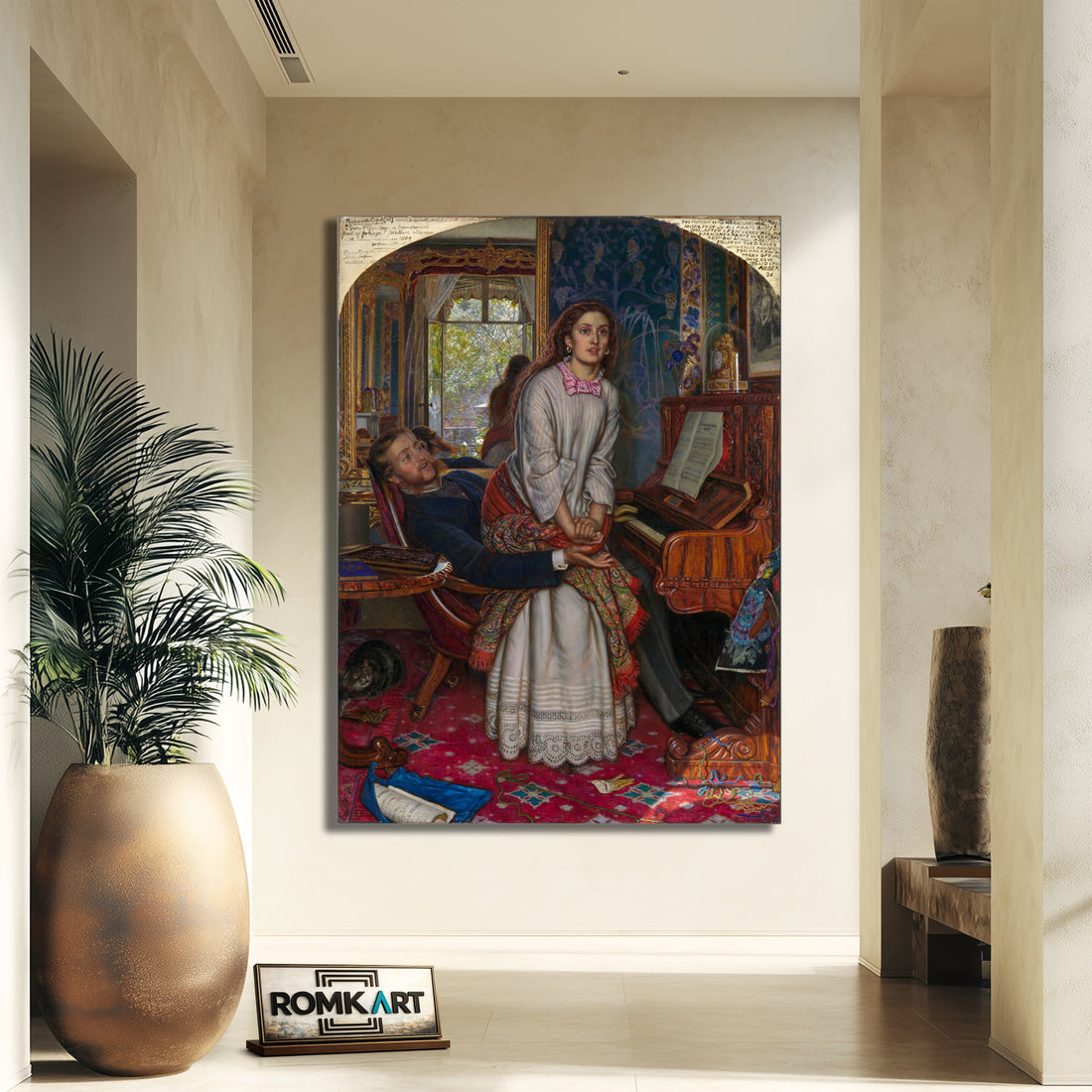 William Holman Hunt The Awakening Conscience 1853 – Reproduction