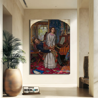William Holman Hunt The Awakening Conscience 1853 – Reproduction
