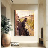 Gustave Caillebotte L'Homme Au Balcon 1880 – Reproduction