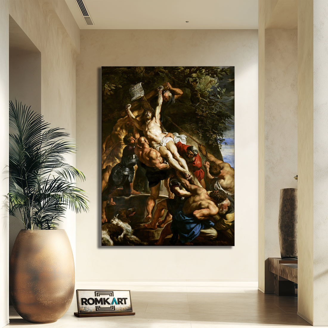 Peter Paul Rubens Elevation Of The Cross Central Panel C 1610 – Reproduction