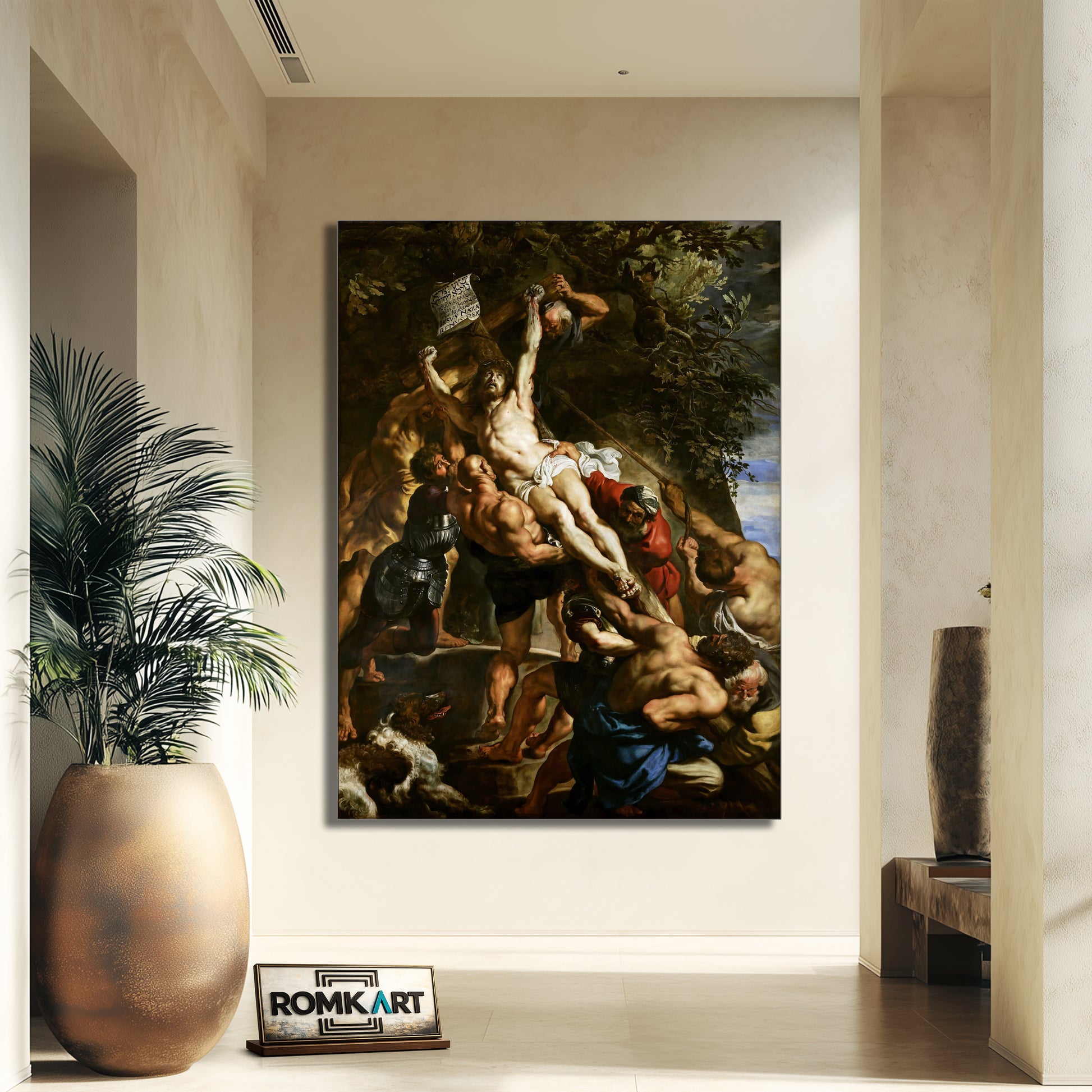 Peter Paul Rubens Elevation Of The Cross Central Panel C 1610 – Reproduction