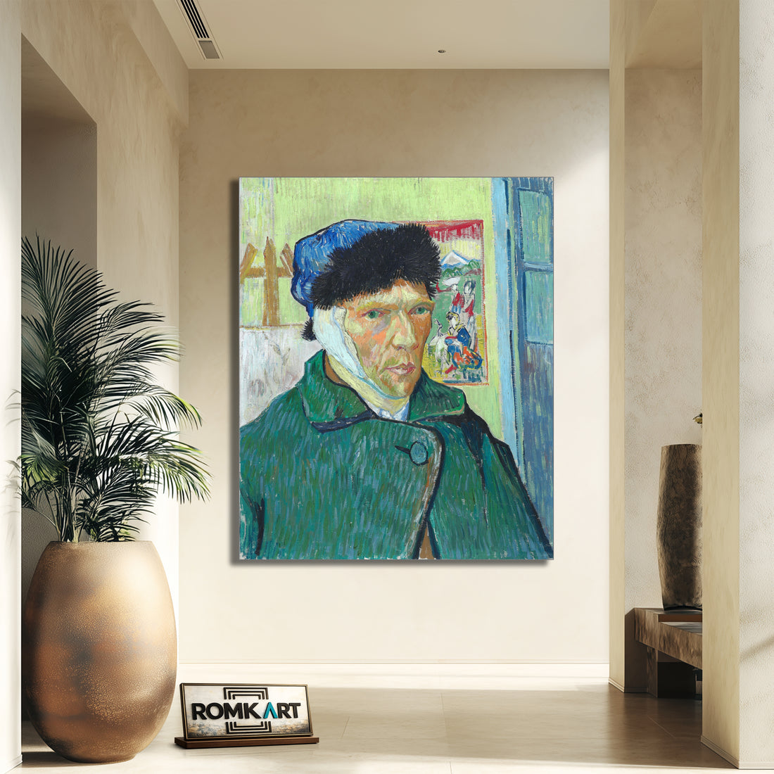 Vincent Van Gogh Self-portrait With Bandaged Ear 1889 – Reproduction