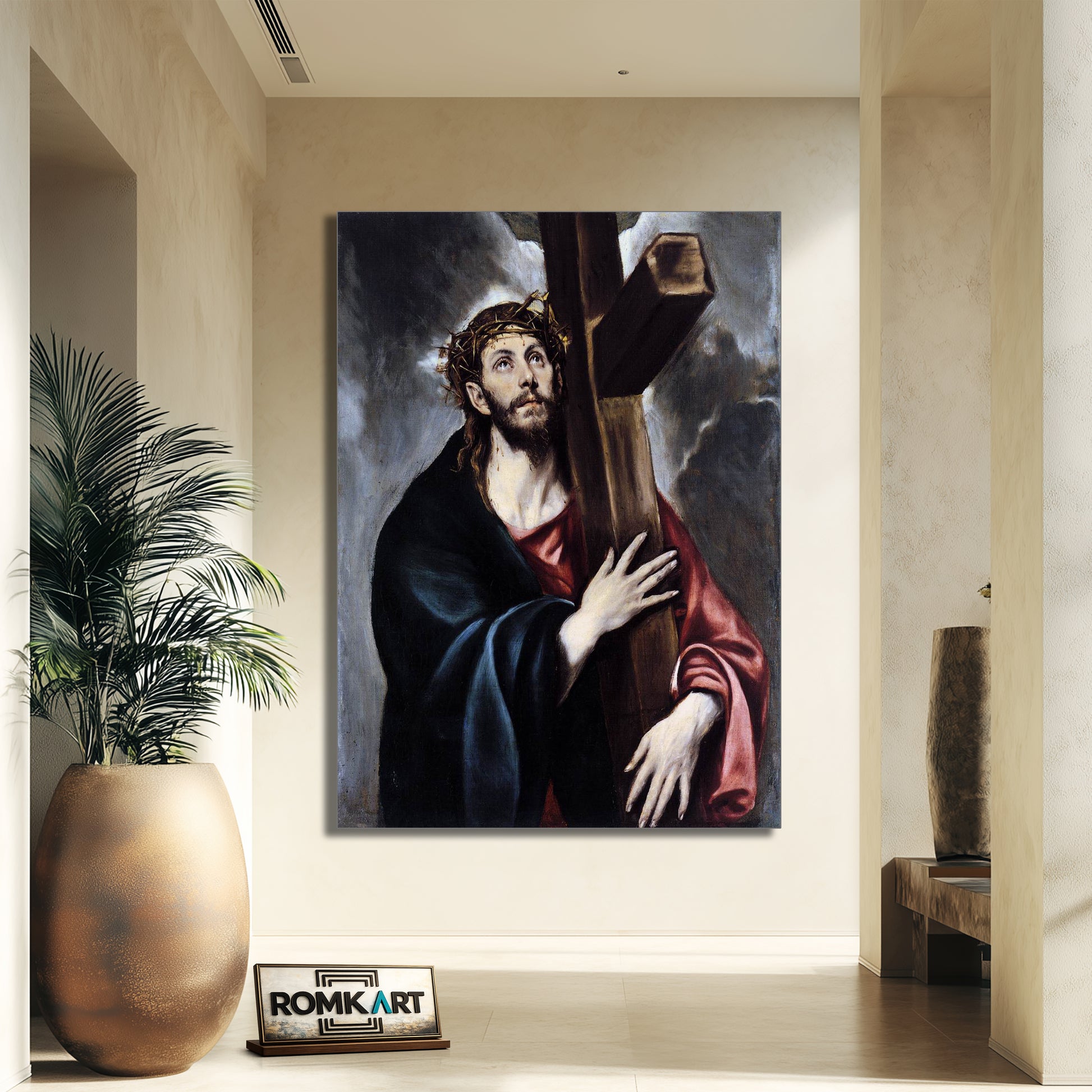 El Greco Christ Carrying The Cross 1580 – Reproduction