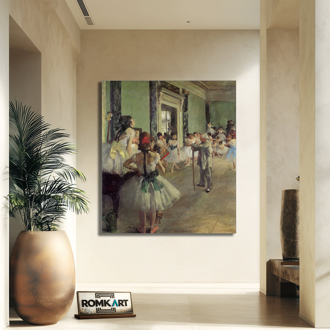 Edgar Degas The Ballet Class 1871-74 – Reproduction