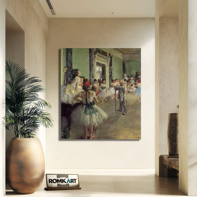 Edgar Degas The Ballet Class 1871-74 – Reproduction