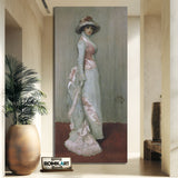 James Mcneill Whistler Nocturne In Pink And Gray Portrait Of Lady Meux 1881 – Reproduction