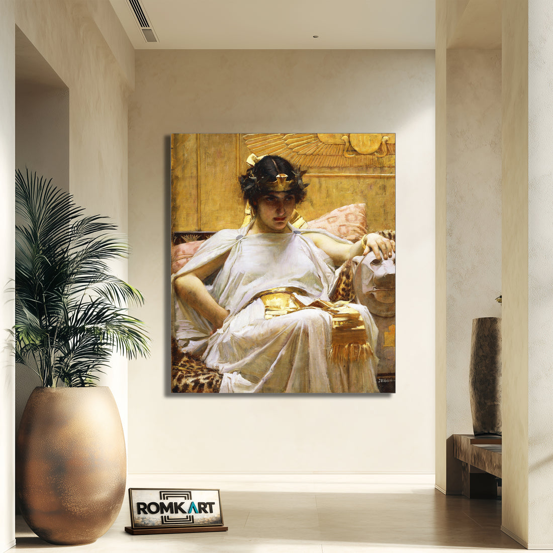 John William Waterhouse Cleopatra 1888 – Reproduction