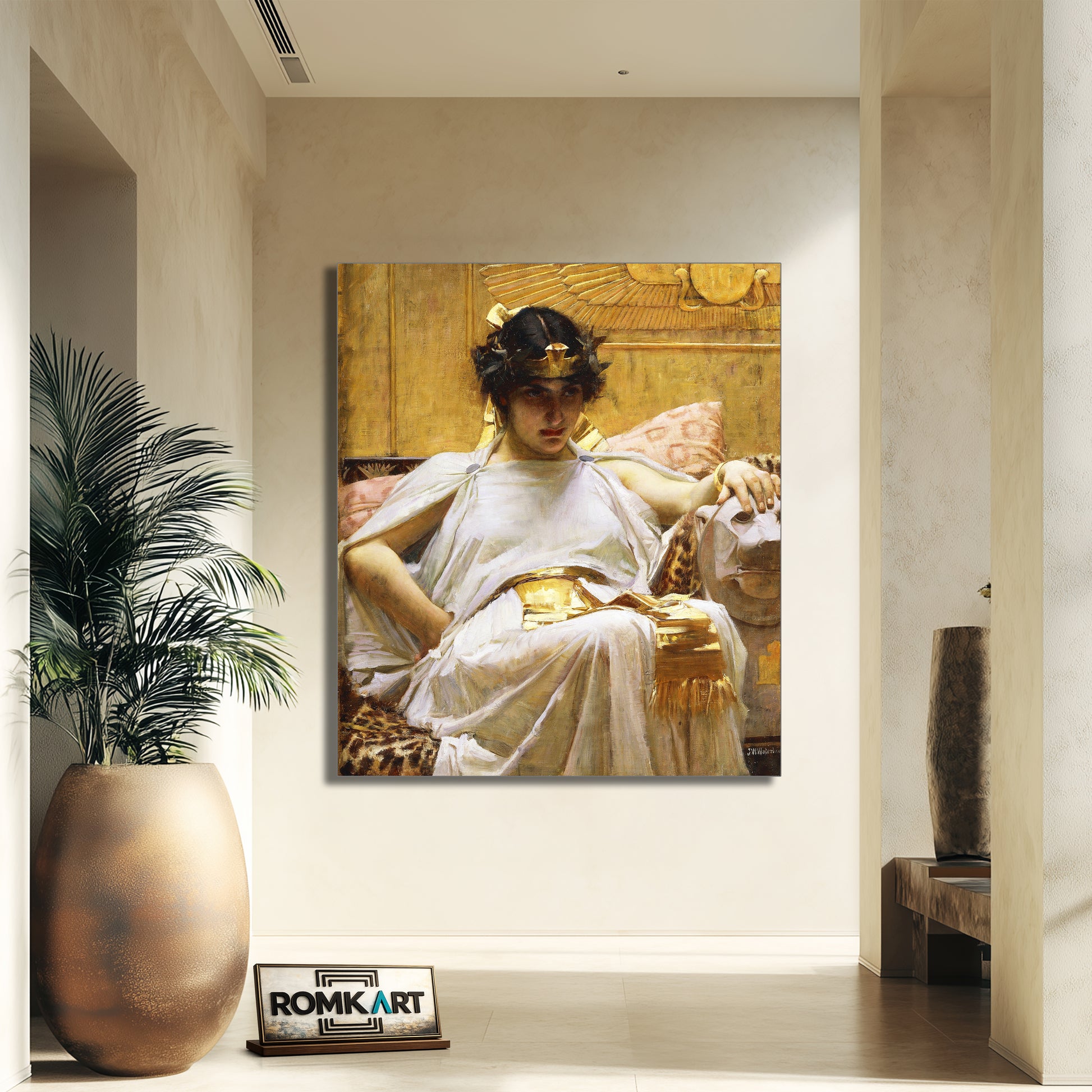 John William Waterhouse Cleopatra 1888 – Reproduction