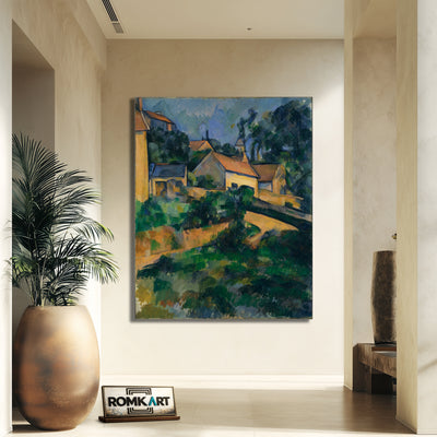 Paul Cezanne Turning Road At Montgeroult 1898 – Reproduction