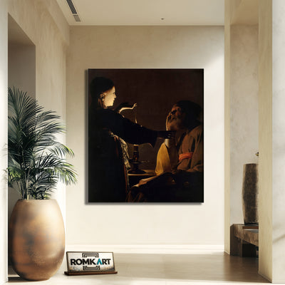 Georges De La Tour The Dream Of St Joseph 1628 – Reproduction