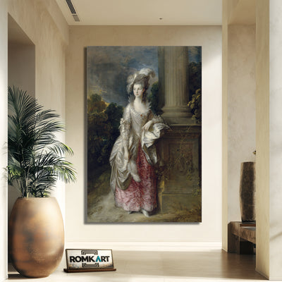 Thomas Gainsborough Portrait Of Mrs Mary Graham 1775 – Reproduction