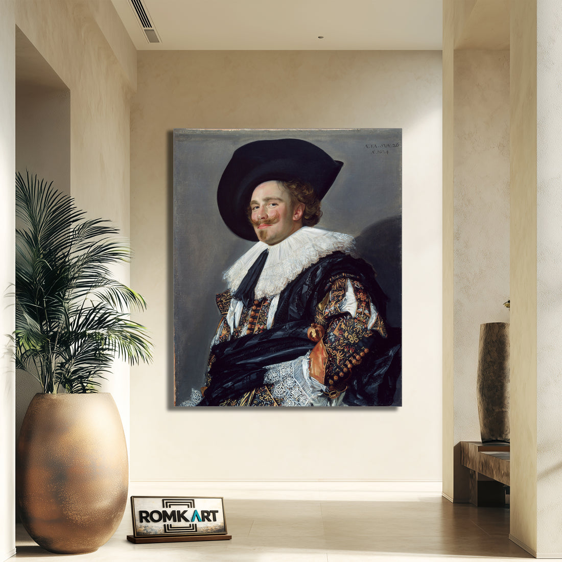 Frans Hals Laughing Cavalier 1624 – Reproduction