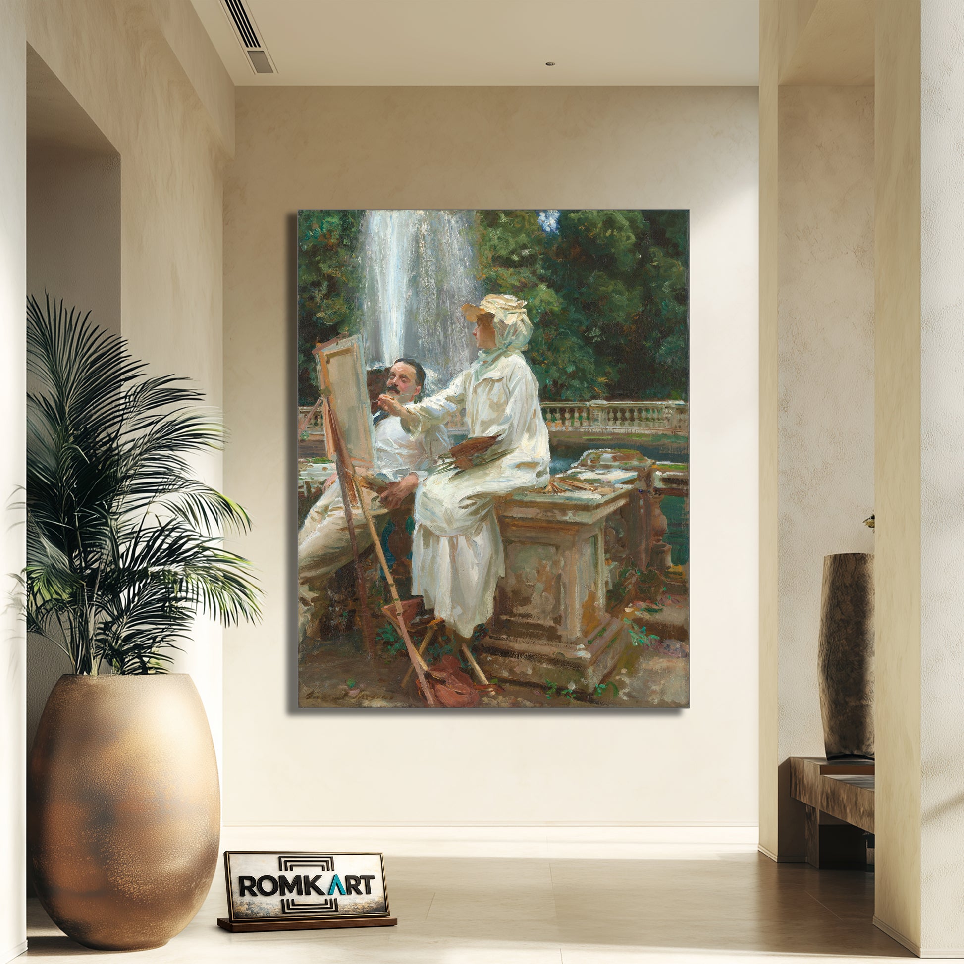John Singer Sargent The Fountain Villa Torlonia Frascati Italy – Reproduction