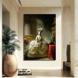 Elisabeth Vigee Le Brun Marie Antoinette In Court Dress 1755-1793 – Reproduction