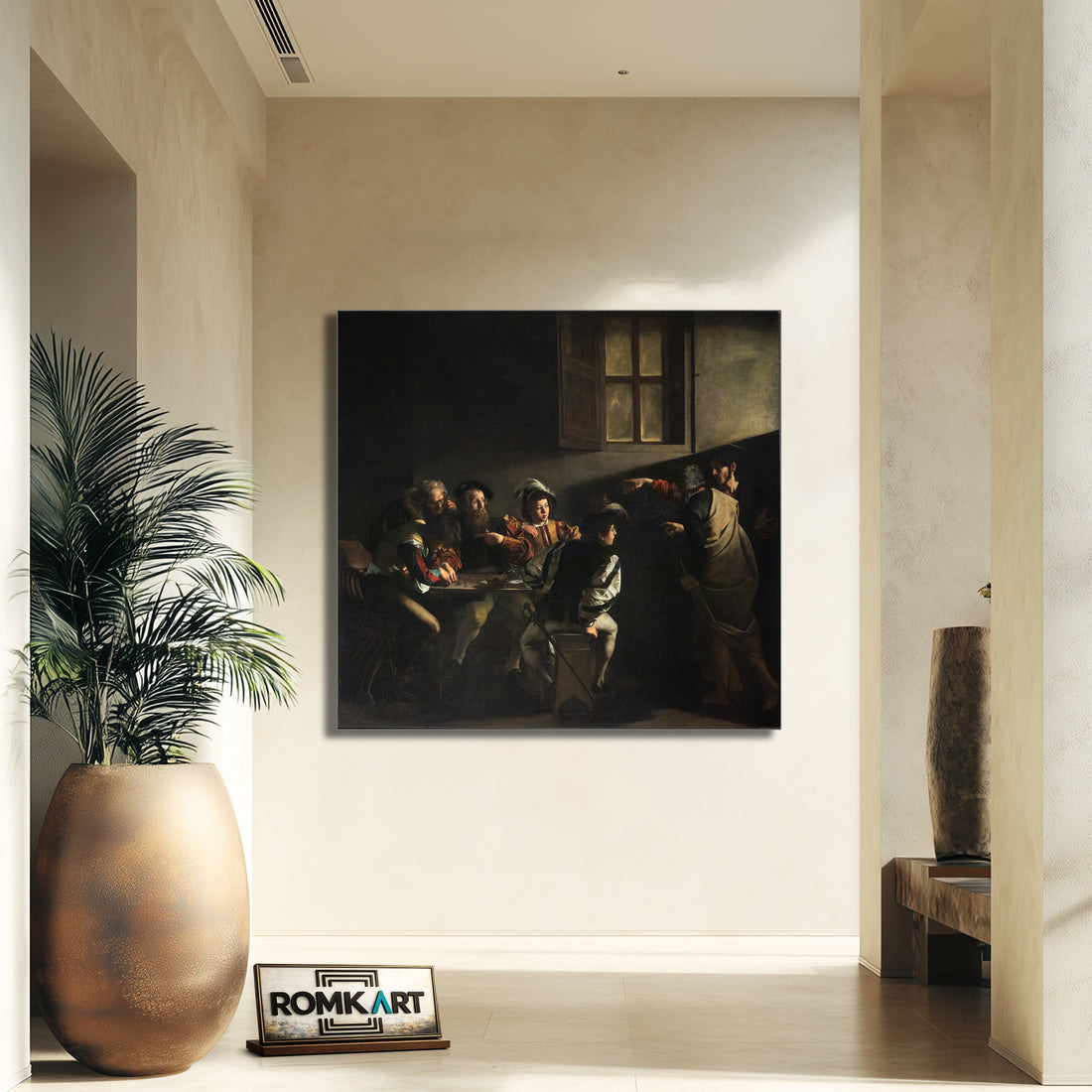 Caravaggio The Calling Of Saint Matthew – Reproduction