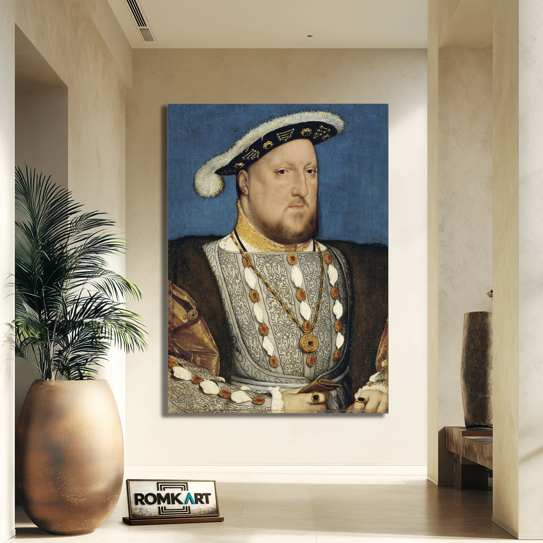 Hans Holbein The Younger Portrait Of Henry Viii Of England – Reproduction
