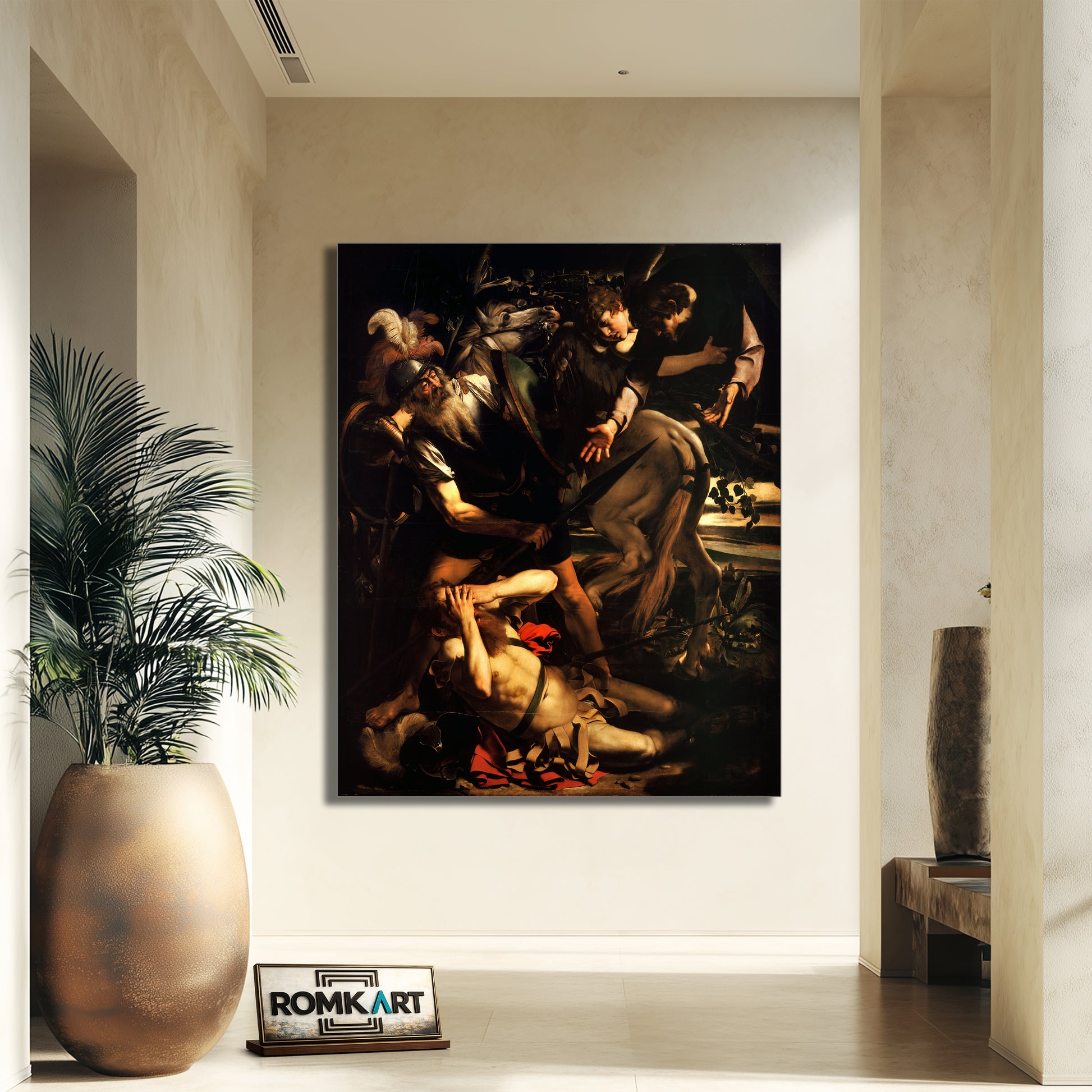 Caravaggio The Conversion Of Saint Paul 1600 – Reproduction