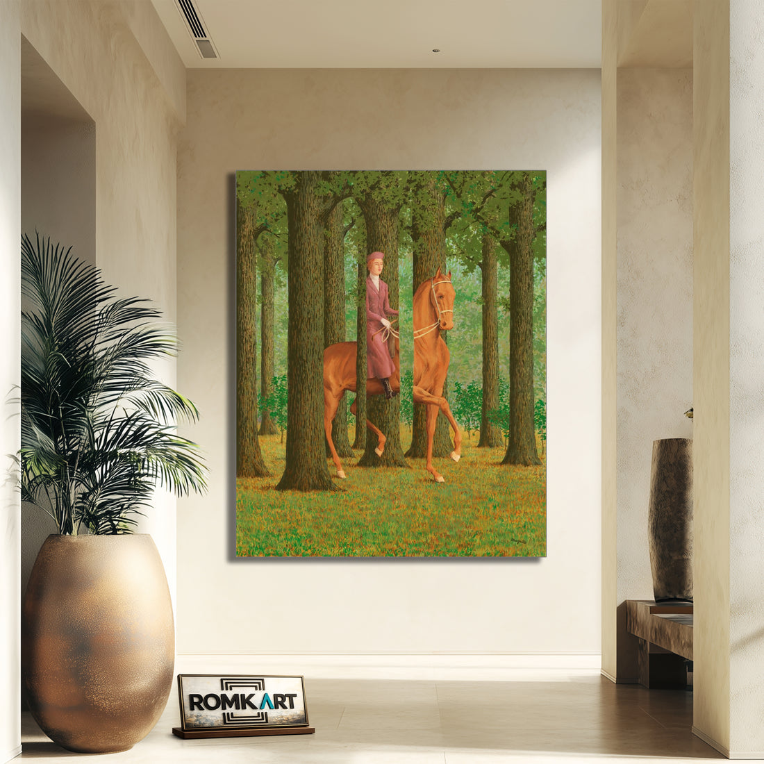 Rene Magritte The Blank Signature 1965 – Reproduction