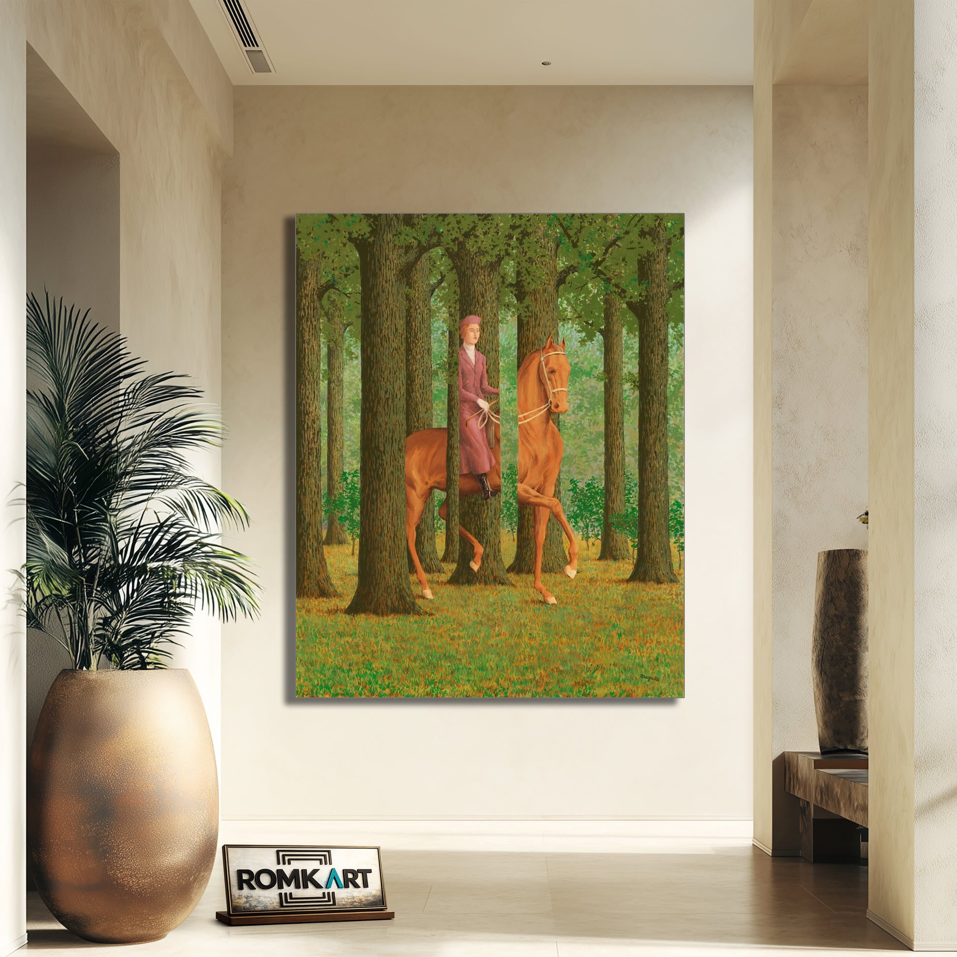 Rene Magritte The Blank Signature 1965 – Reproduction