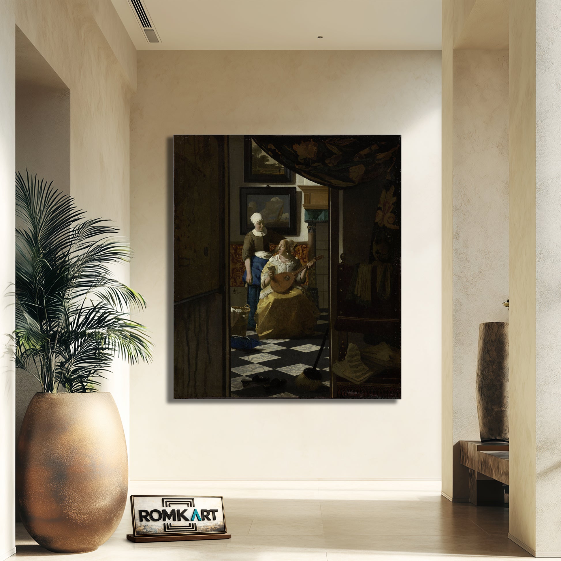 Johannes Vermeer The Love Letter 1669 – Reproduction