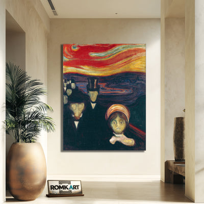 Edvard Munch Angst 1894 – Reproduction