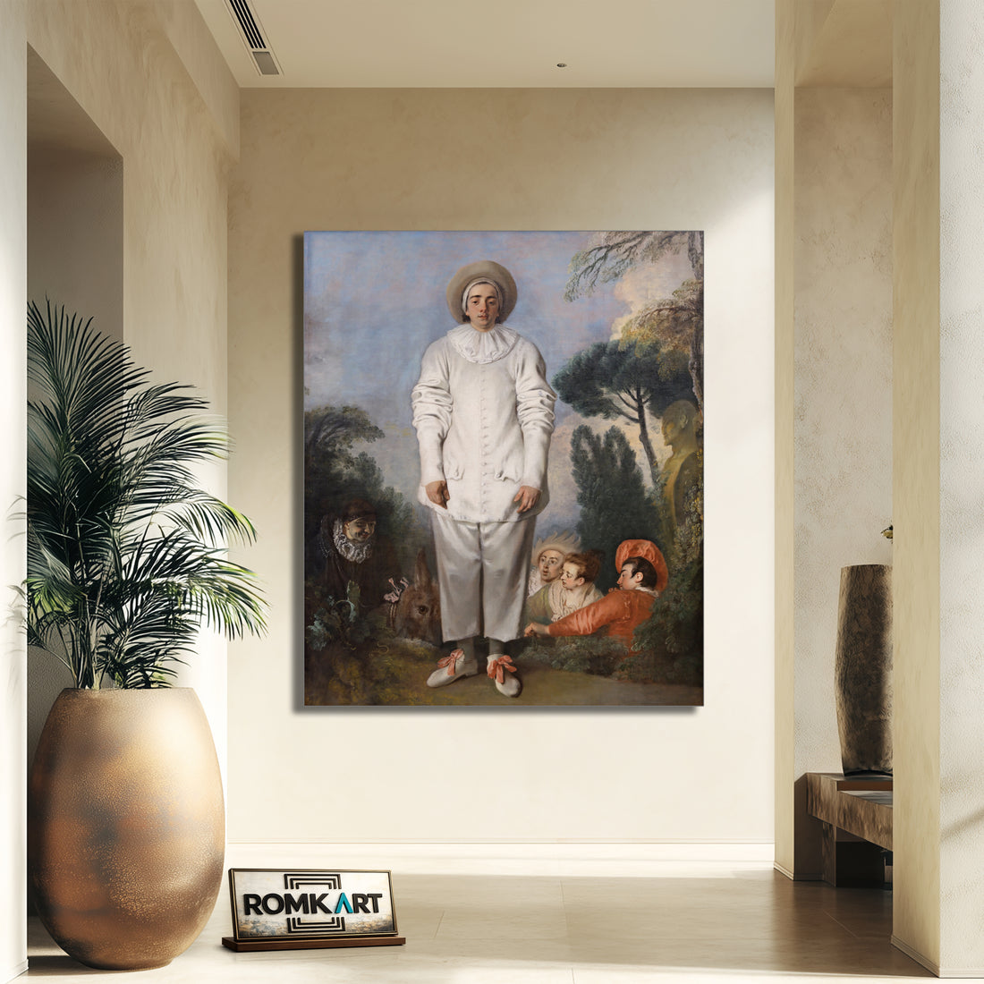 Jean-antoine Watteau Pierrot 1718 – Reproduction