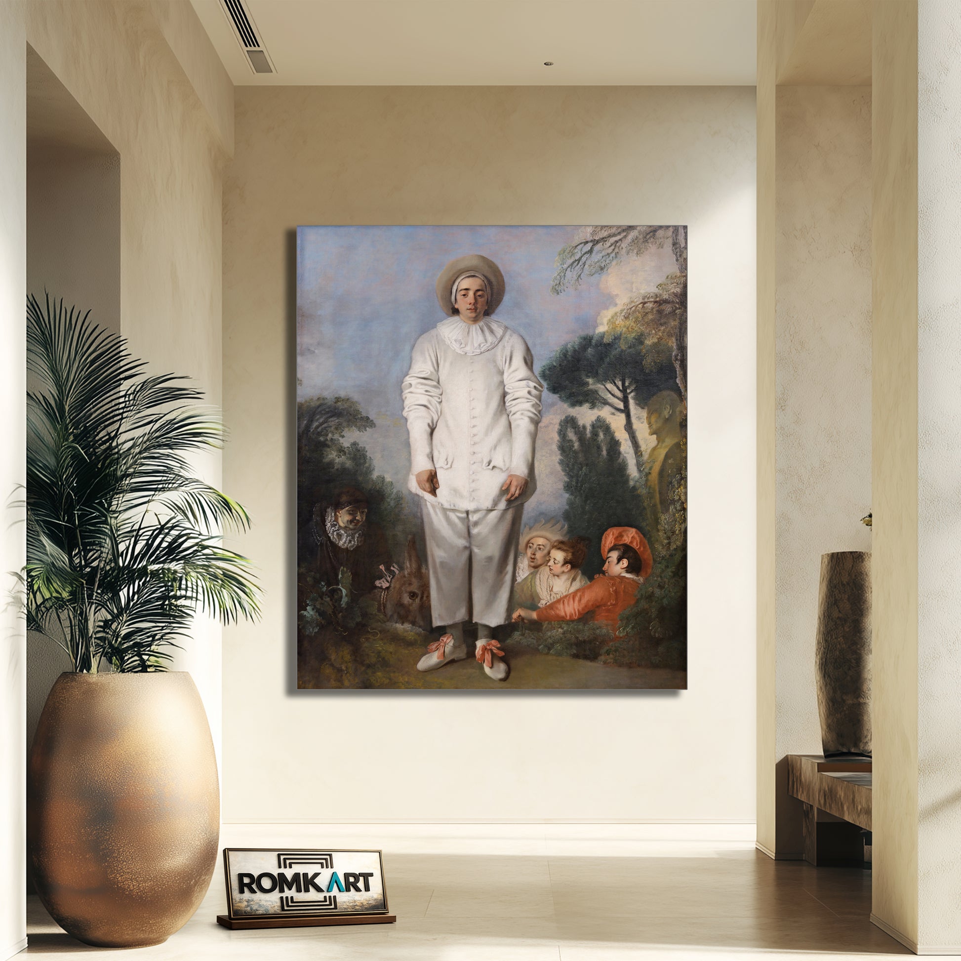 Jean-antoine Watteau Pierrot 1718 – Reproduction