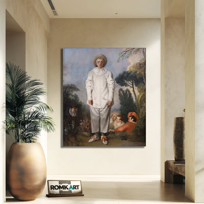 Jean-antoine Watteau Pierrot 1718 – Reproduction