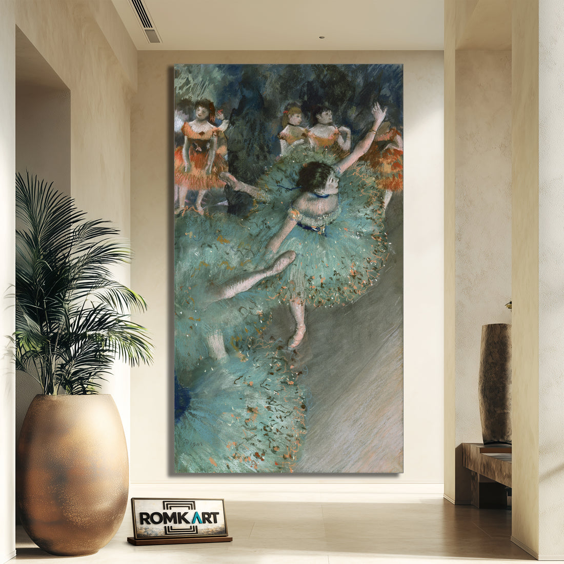 Edgar Degas Swaying Dancer - Dancer In Green 1877 - 1879 – Reproduction