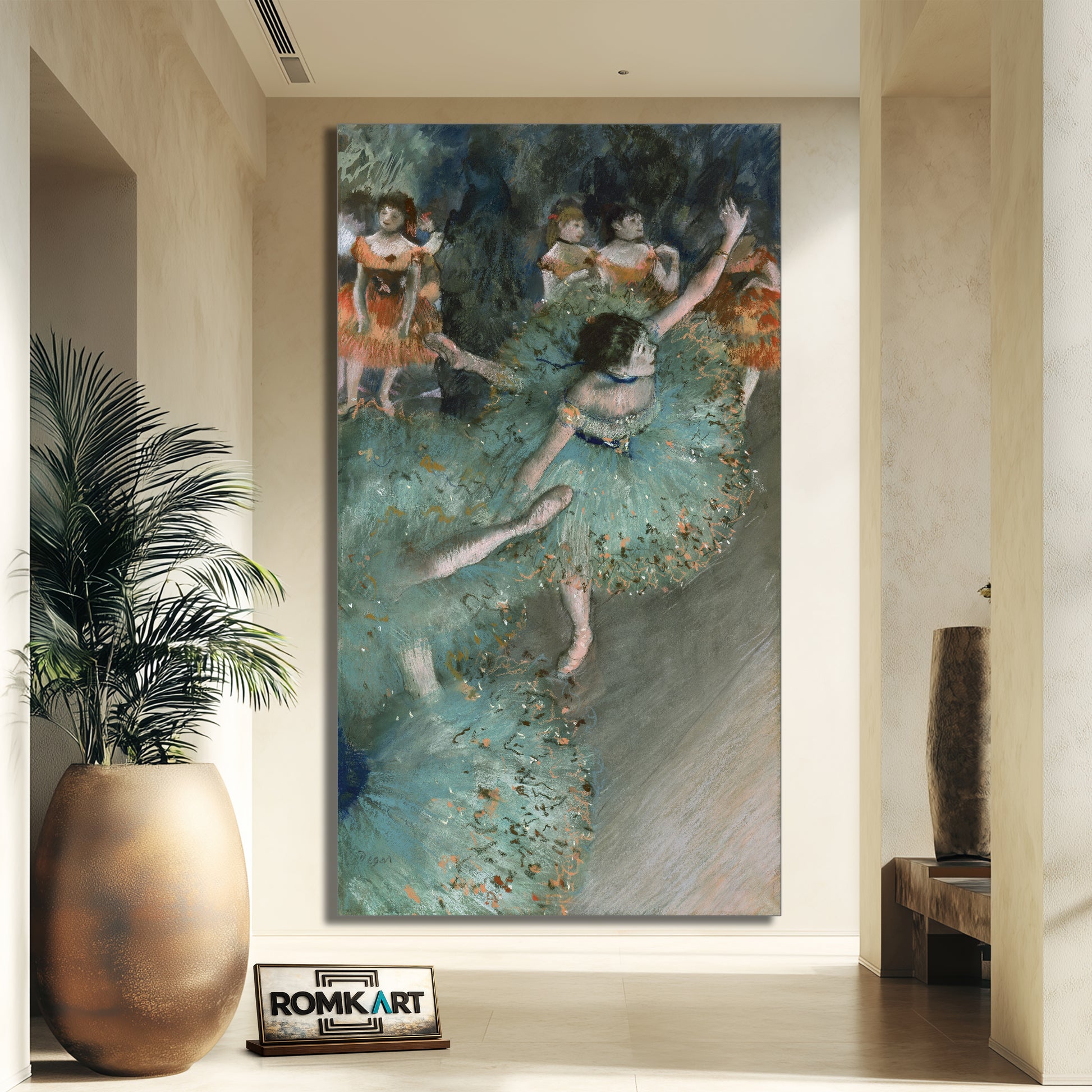 Edgar Degas Swaying Dancer - Dancer In Green 1877 - 1879 – Reproduction