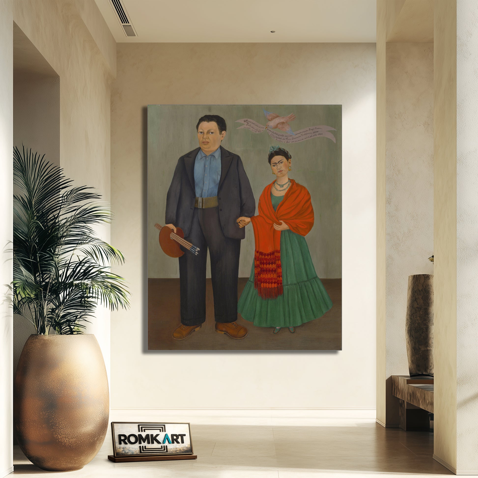Frida Kahlo Frieda And Diego Rivera 1931 – Reproduction