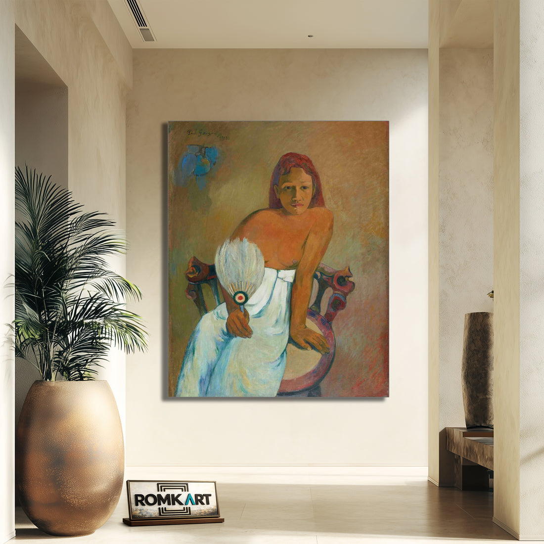 Paul Gauguin Girl With A Fan 1902 – Reproduction
