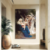 William-adolphe Bouguereau Song Of The Angels – Reproduction