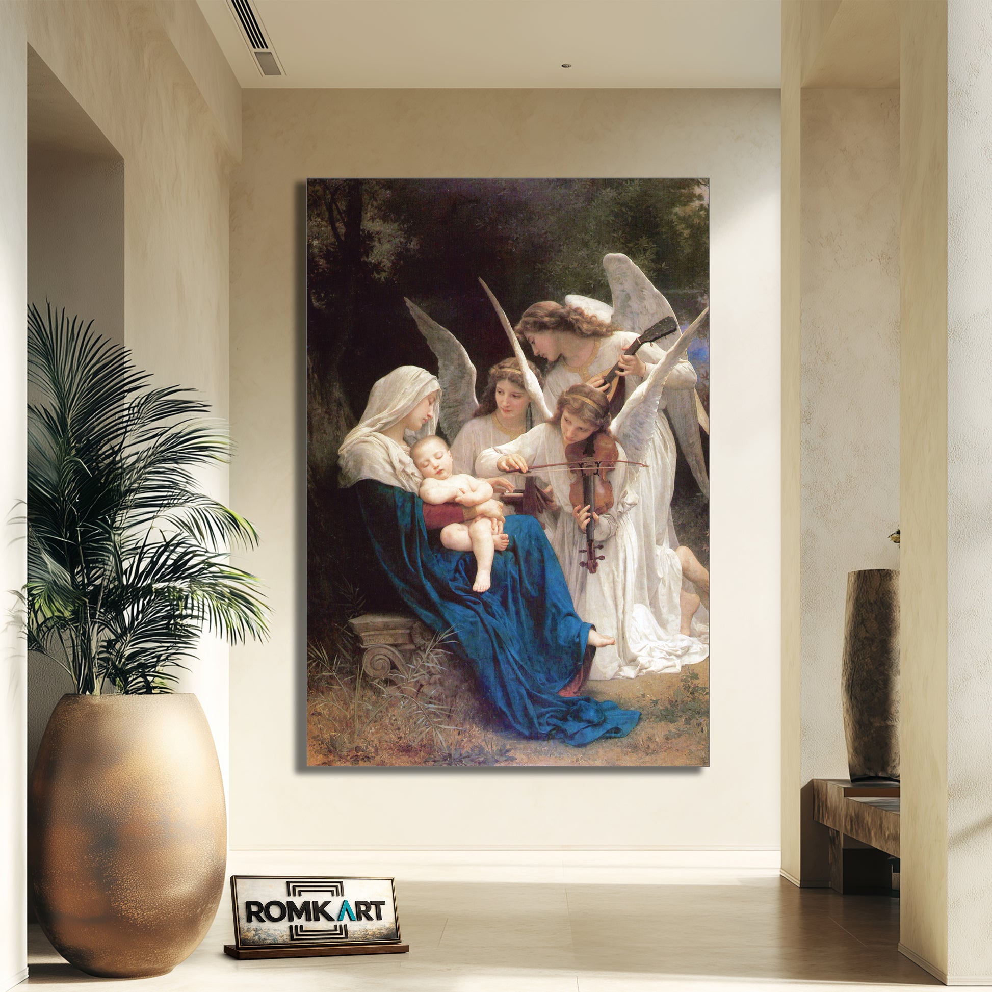 William-adolphe Bouguereau Song Of The Angels – Reproduction