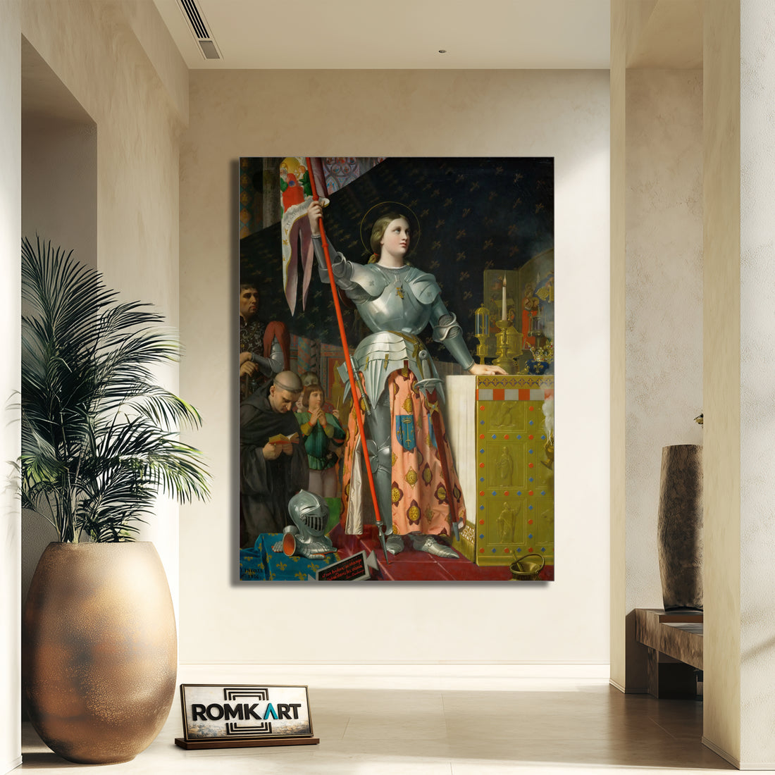 Jean Auguste Dominique Ingres Joan Of Arc At The Coronation Of Charles VII – Reproduction