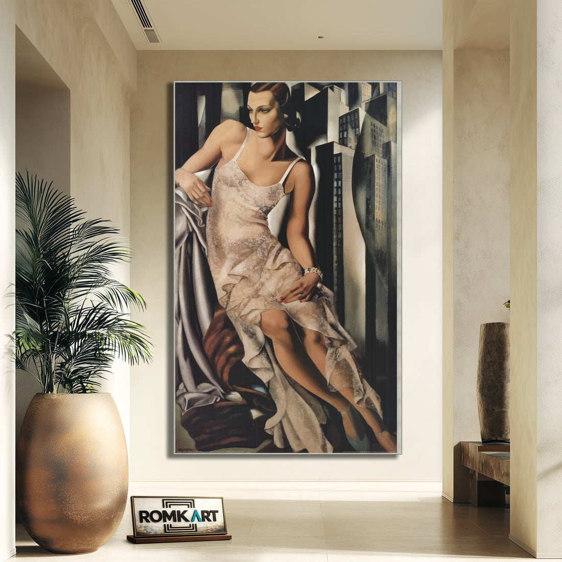 Tamara De Lempicka Portrait Of Mrs Alan Bott 1930 – Reproduction