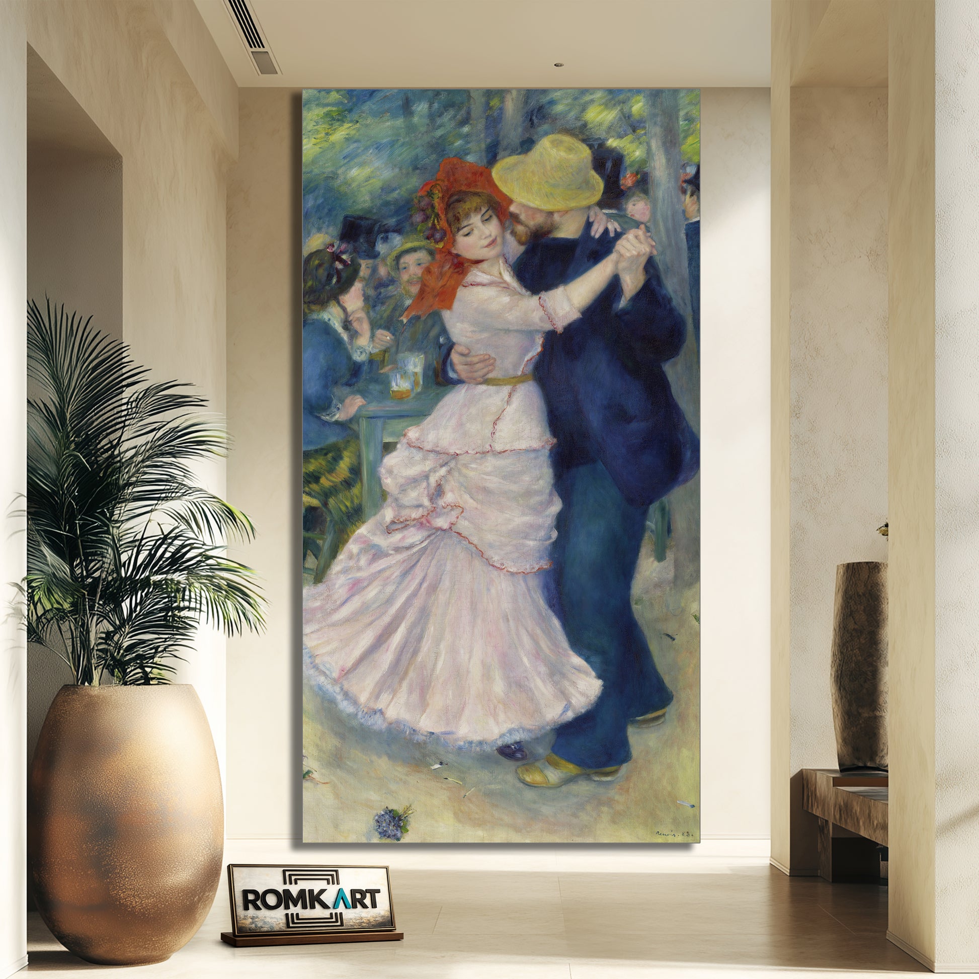 Pierre-auguste Renoir Dance At Bougival 1883 – Reproduction