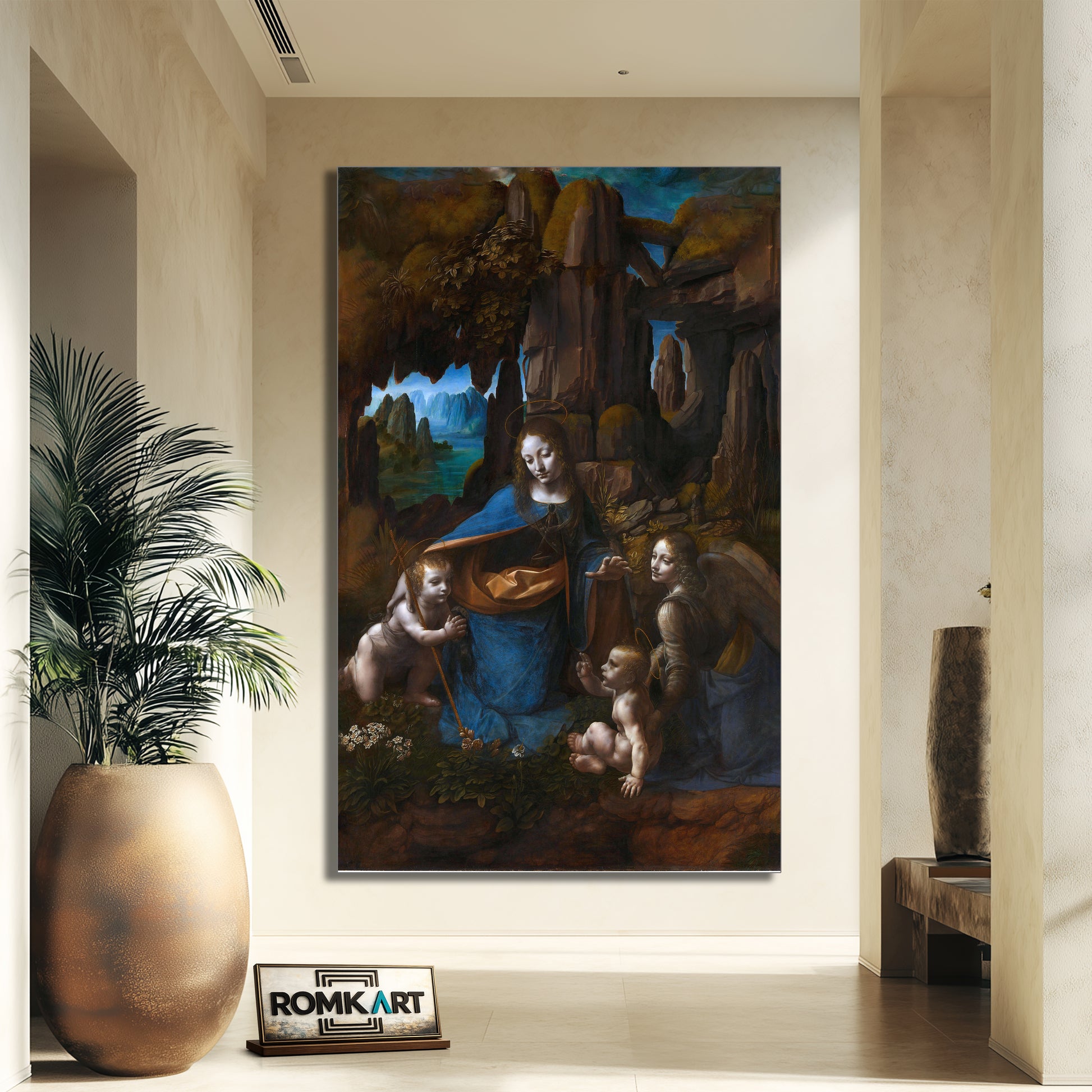 Leonardo Da Vinci The Virgin Of The Rocks 1483 - 1486 – Reproduction