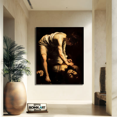 Caravaggio David And Goliath 1600 – Reproduction