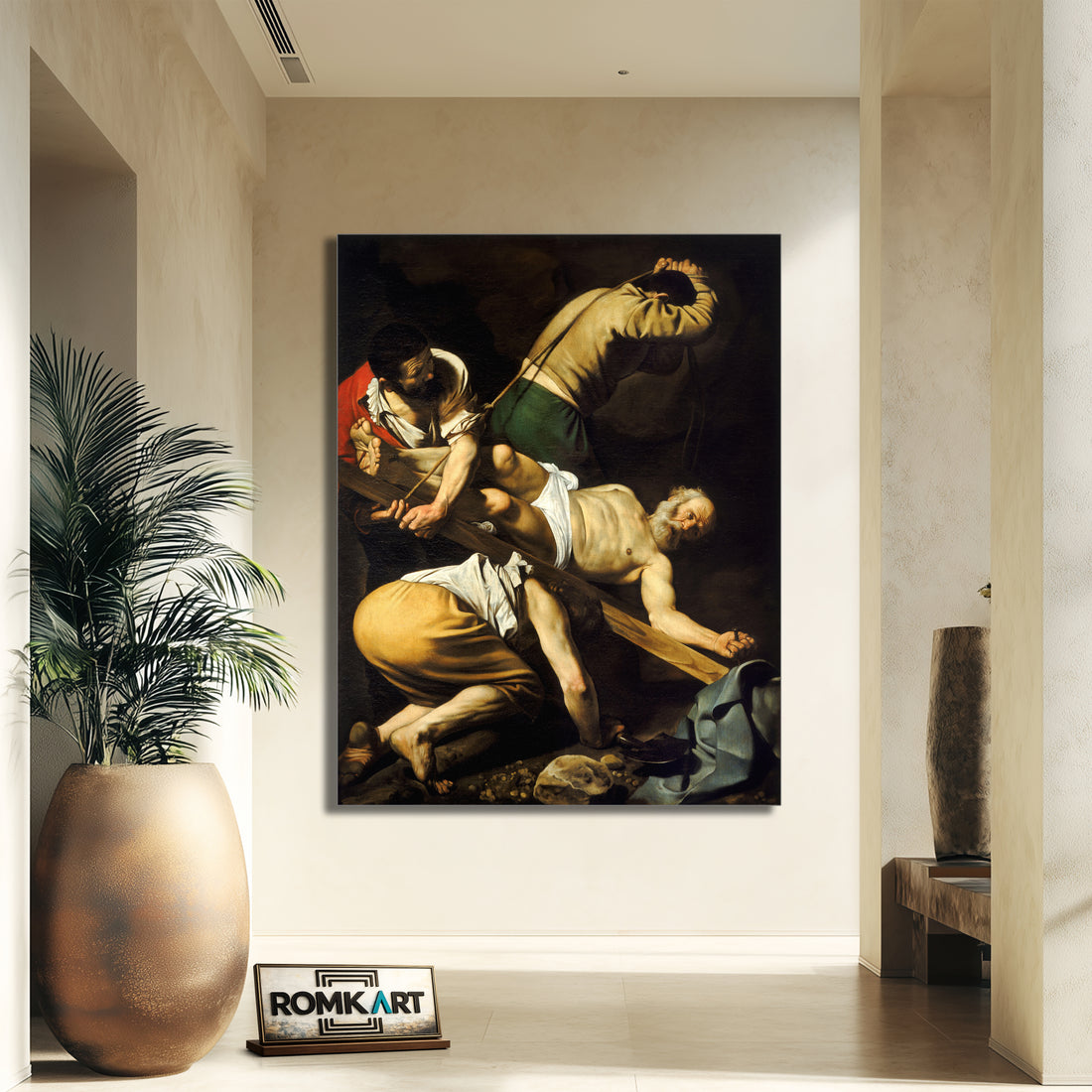 Caravaggio Crucifixion Of Saint Peter Crocifissione Di San Pietro – Reproduction