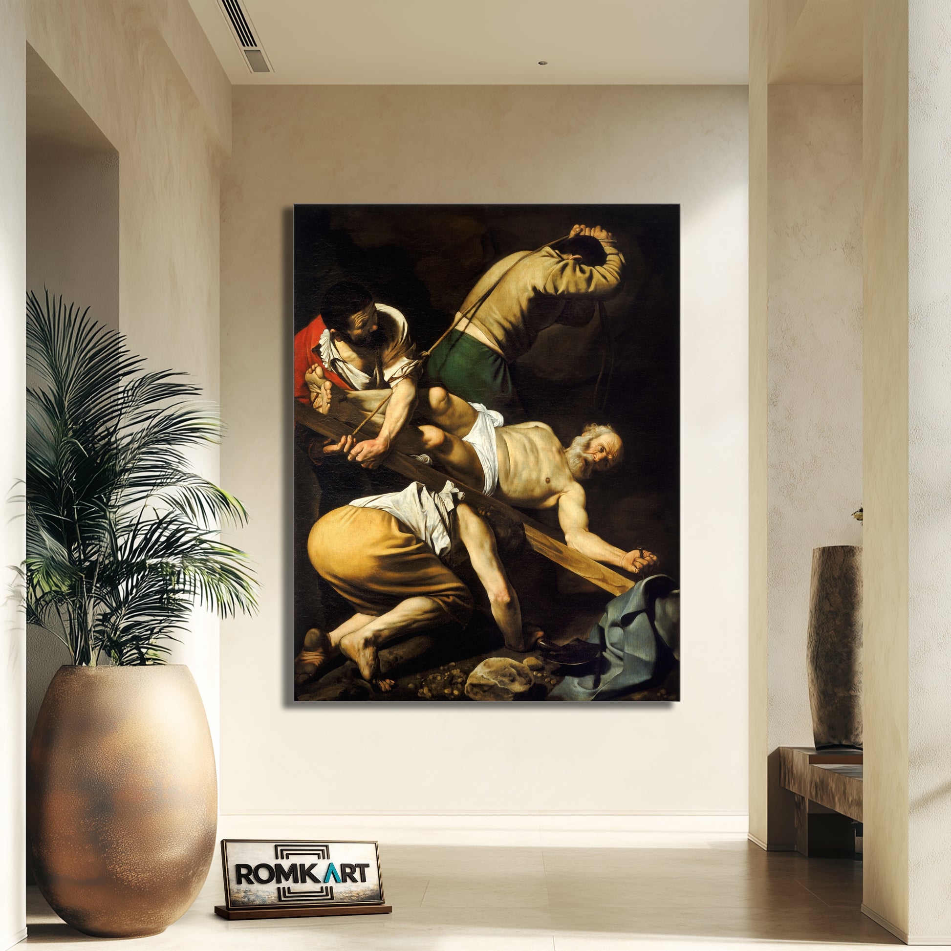 Caravaggio Crucifixion Of Saint Peter Crocifissione Di San Pietro – Reproduction