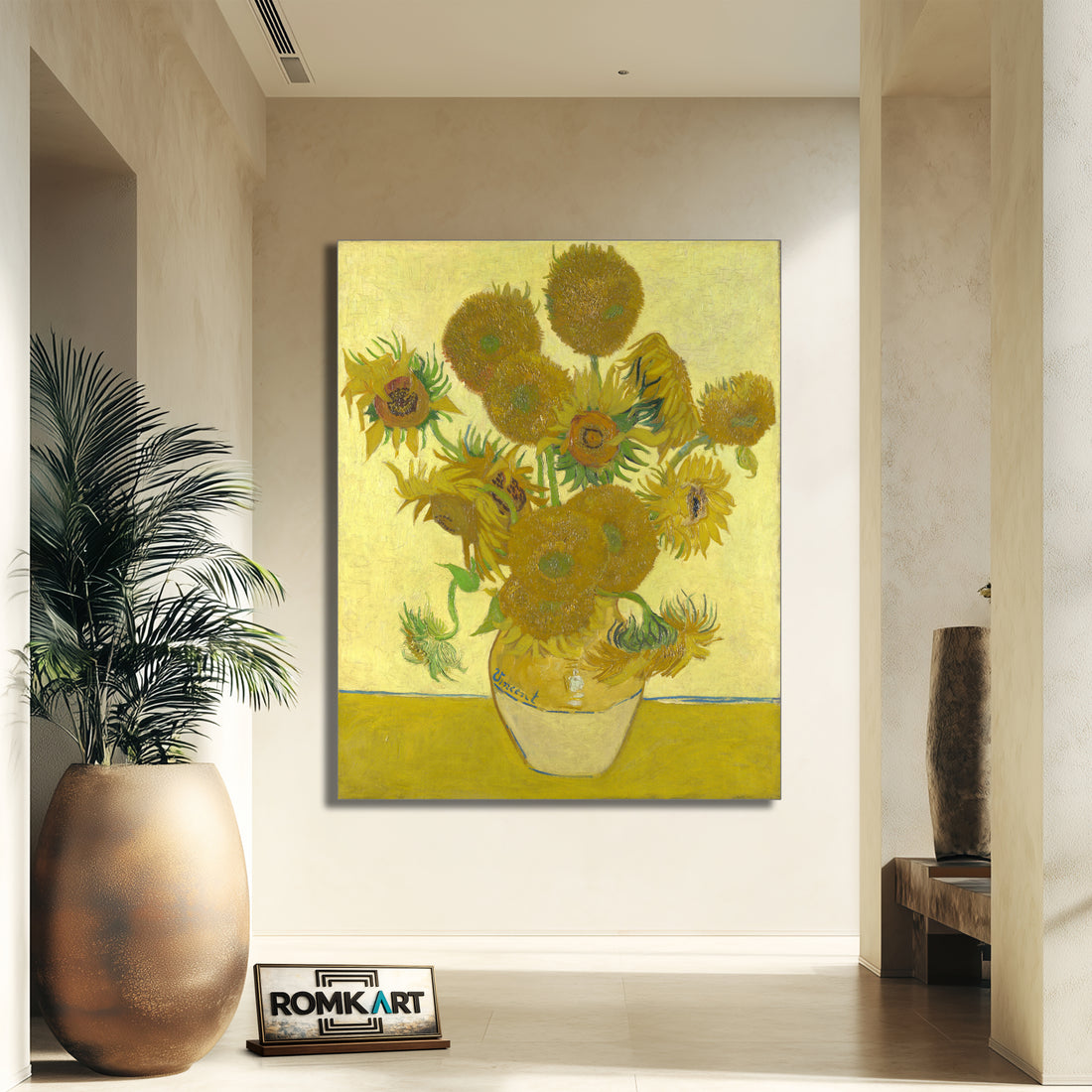 Vincent Van Gogh Still Life Vase With Fifteen Sunflowers 1888 – Reproduction
