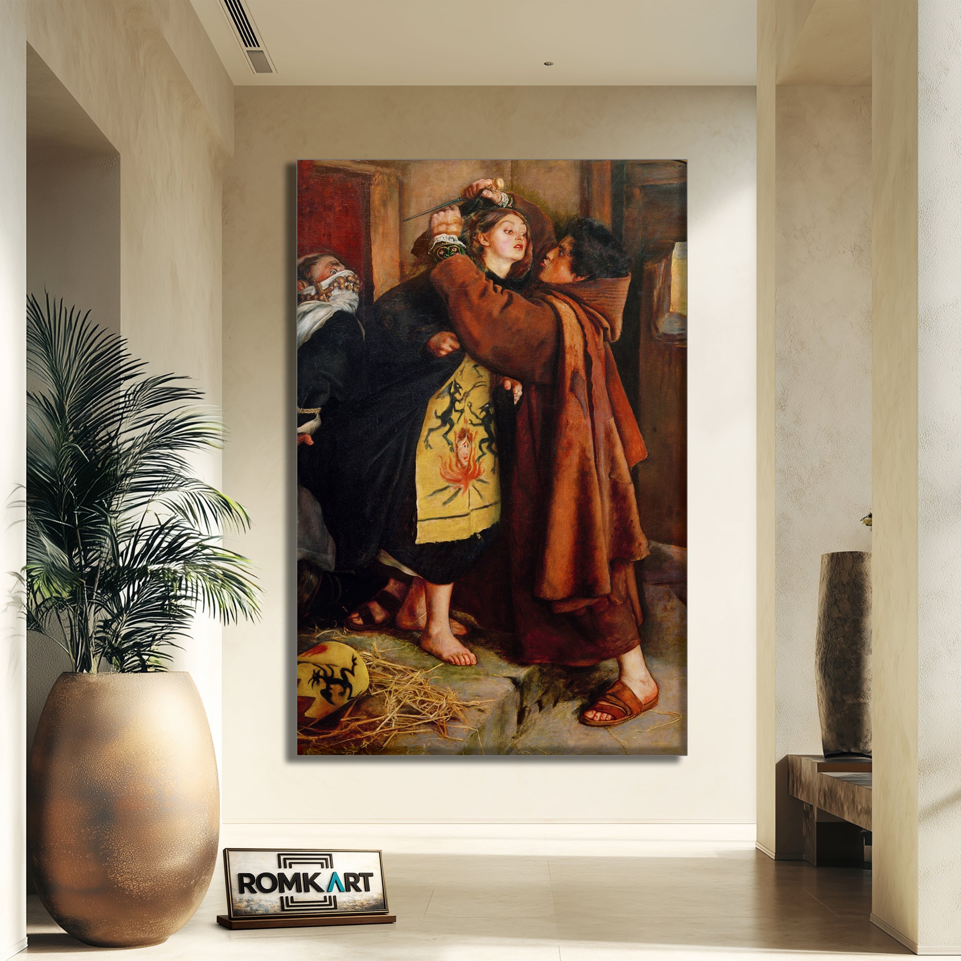 John Everett Millais Escape Of A Heretic 1559 – Reproduction
