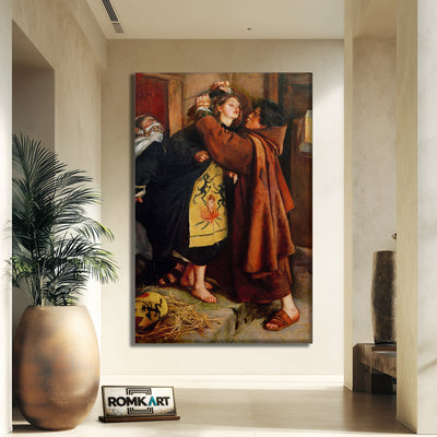 John Everett Millais Escape Of A Heretic 1559 – Reproduction