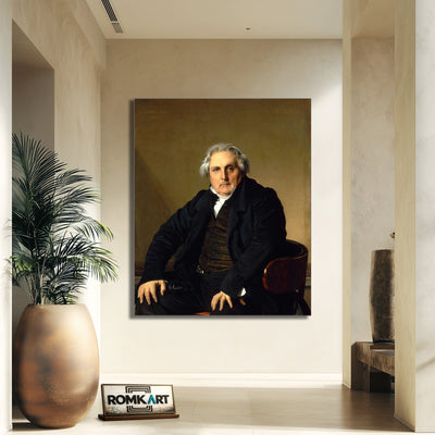 Jean Auguste Dominique Ingres Portrait Of Monsieur Bertin 1832 – Reproduction