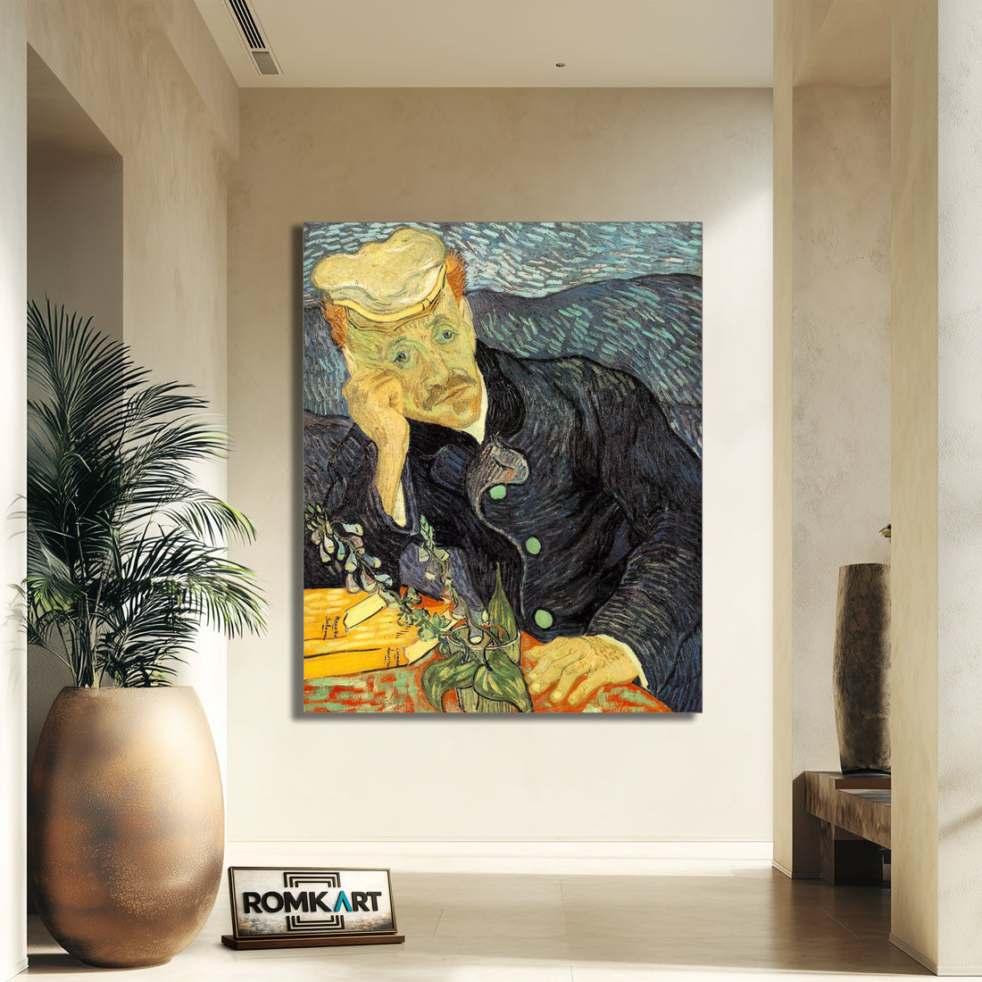 Vincent Van Gogh Portrait Of Doctor Gachet 1890 – Reproduction